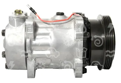 kompresor SANDEN 7H15, řemenice 120 mm - PV4, 12V, OEM 7700272437